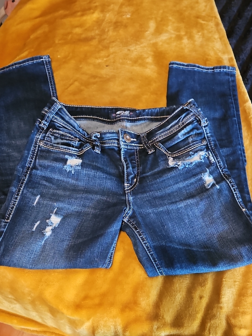 Suki Silver Capris